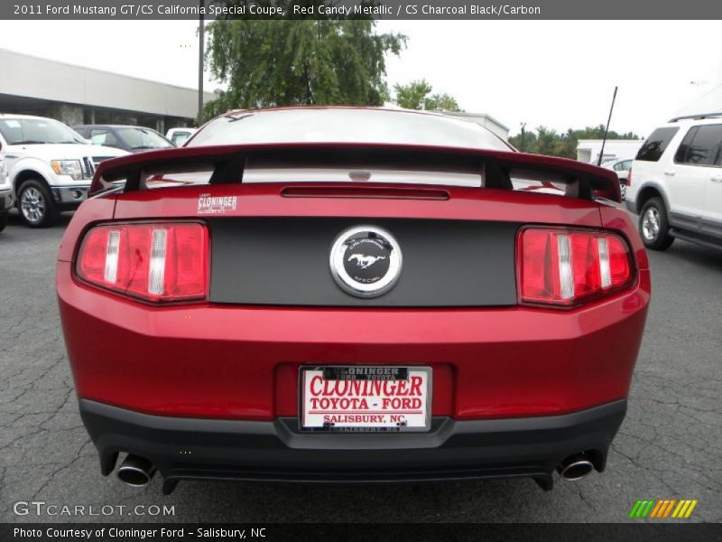 Red Candy Metallic / CS Charcoal Black/Carbon 2011 Ford Mustang GT/CS California Special Coupe