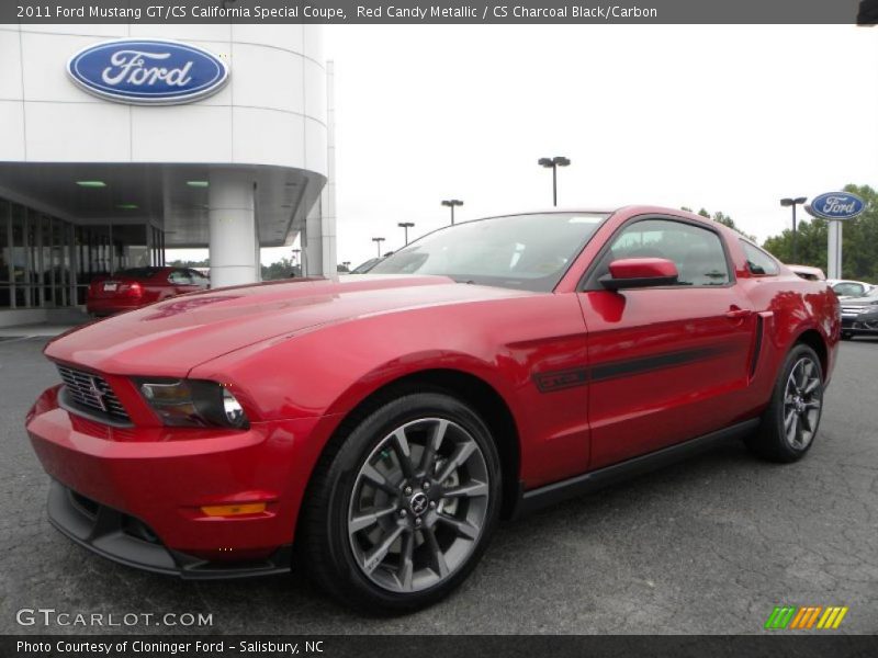 Red Candy Metallic / CS Charcoal Black/Carbon 2011 Ford Mustang GT/CS California Special Coupe