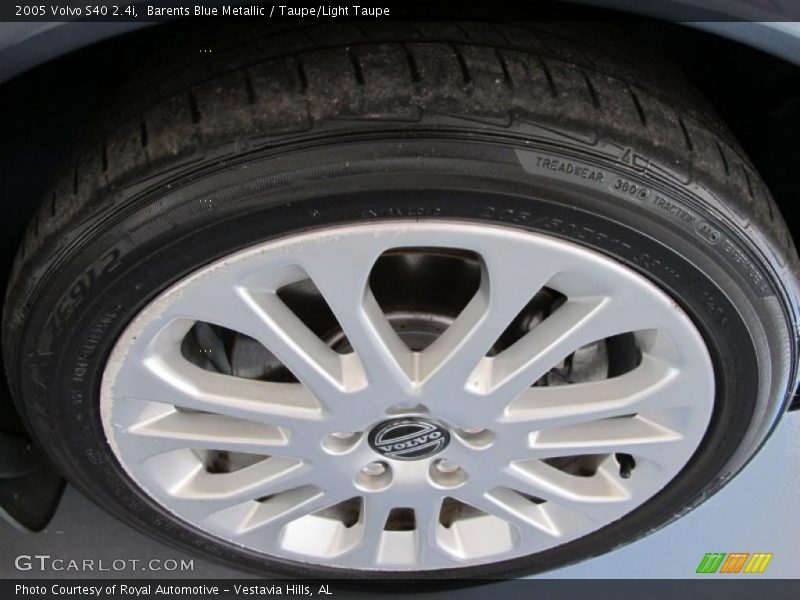 Barents Blue Metallic / Taupe/Light Taupe 2005 Volvo S40 2.4i