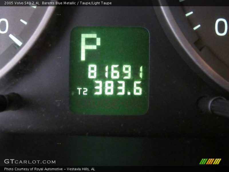 Barents Blue Metallic / Taupe/Light Taupe 2005 Volvo S40 2.4i