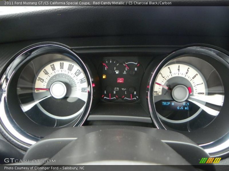 Red Candy Metallic / CS Charcoal Black/Carbon 2011 Ford Mustang GT/CS California Special Coupe
