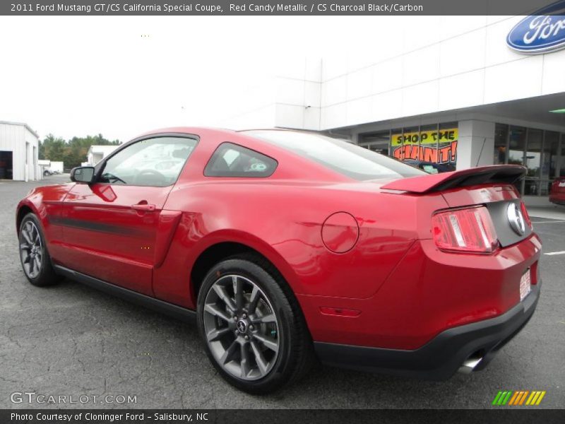 Red Candy Metallic / CS Charcoal Black/Carbon 2011 Ford Mustang GT/CS California Special Coupe