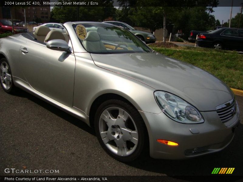 Millennium Silver Metallic / Ecru 2004 Lexus SC 430