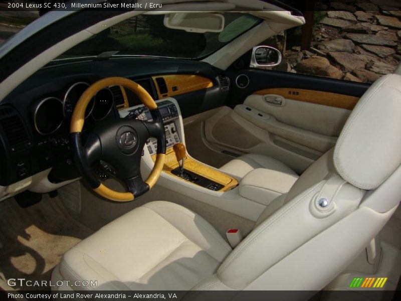 Millennium Silver Metallic / Ecru 2004 Lexus SC 430
