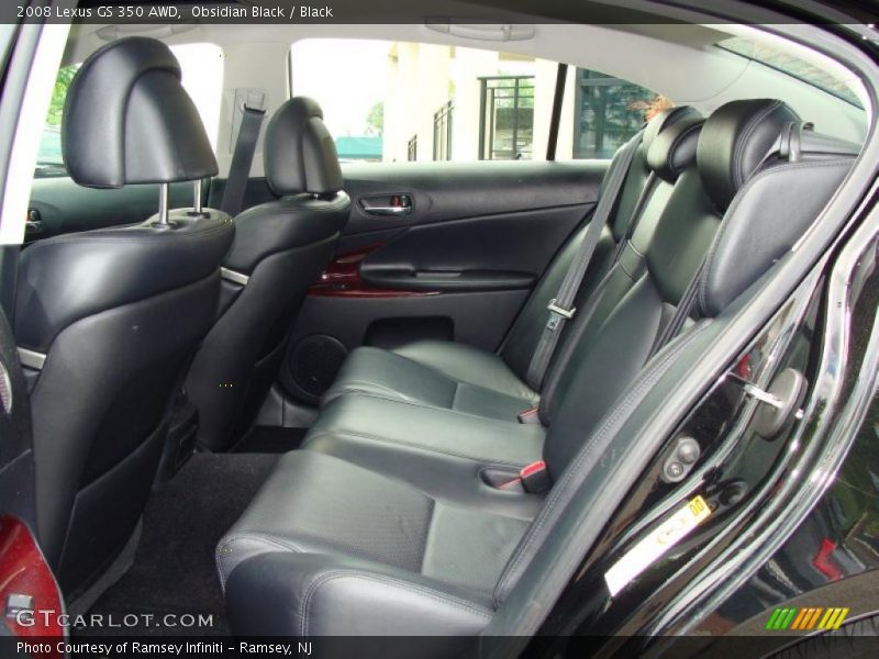 Obsidian Black / Black 2008 Lexus GS 350 AWD