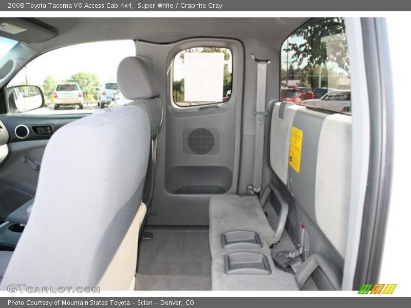 Super White / Graphite Gray 2008 Toyota Tacoma V6 Access Cab 4x4