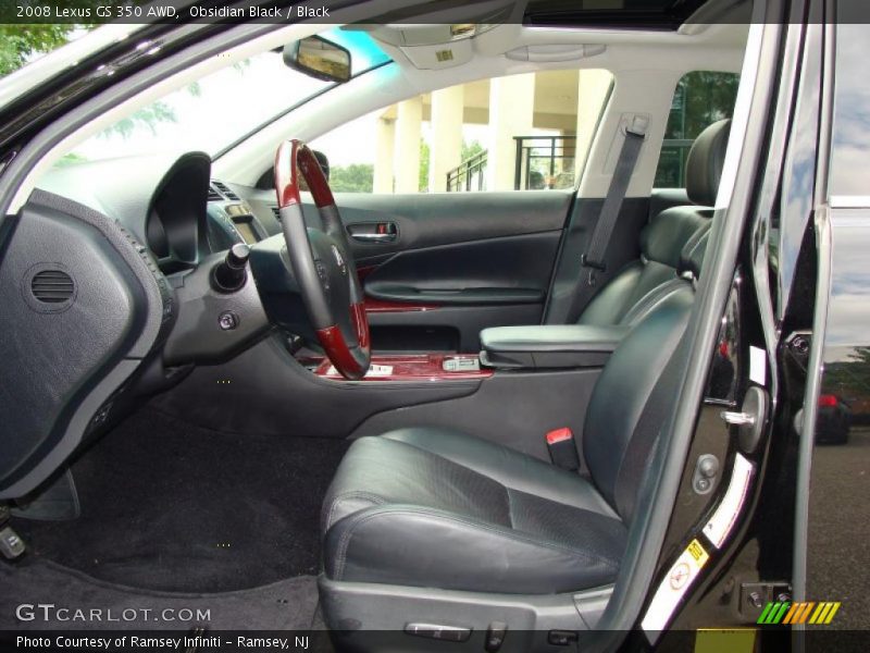 Obsidian Black / Black 2008 Lexus GS 350 AWD