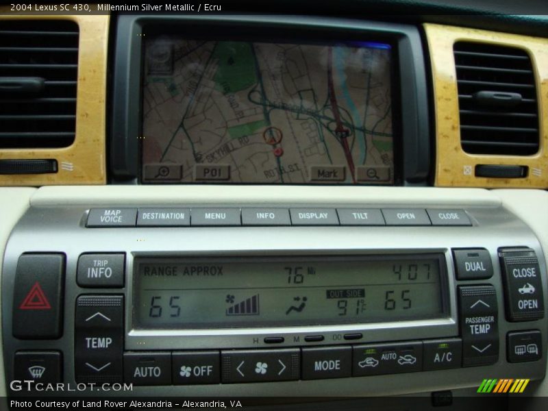 Millennium Silver Metallic / Ecru 2004 Lexus SC 430