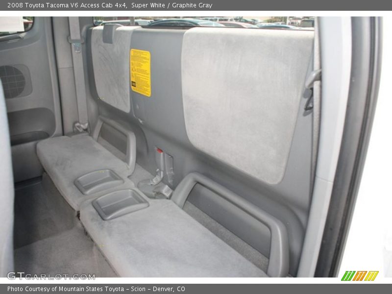 Super White / Graphite Gray 2008 Toyota Tacoma V6 Access Cab 4x4