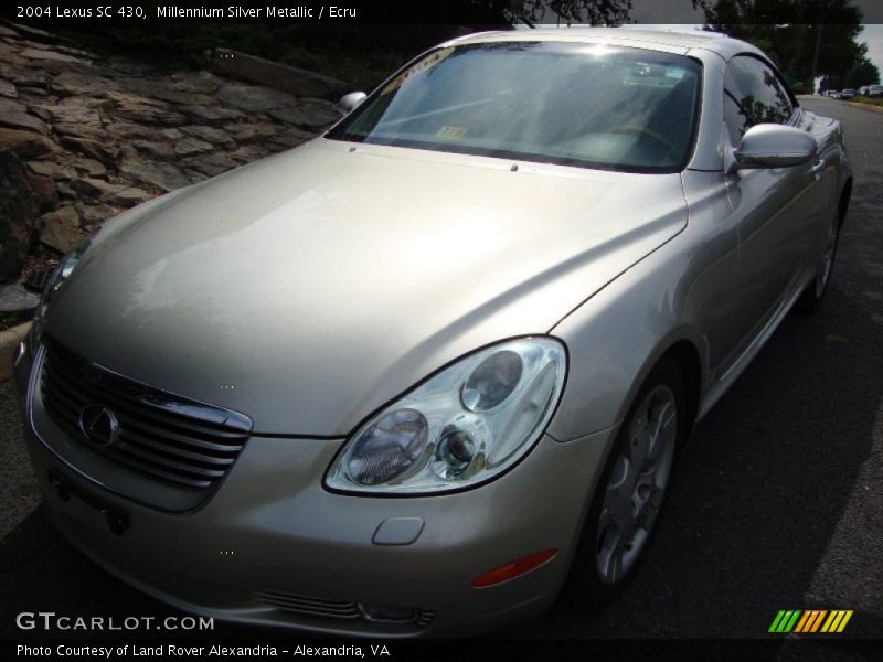 Millennium Silver Metallic / Ecru 2004 Lexus SC 430