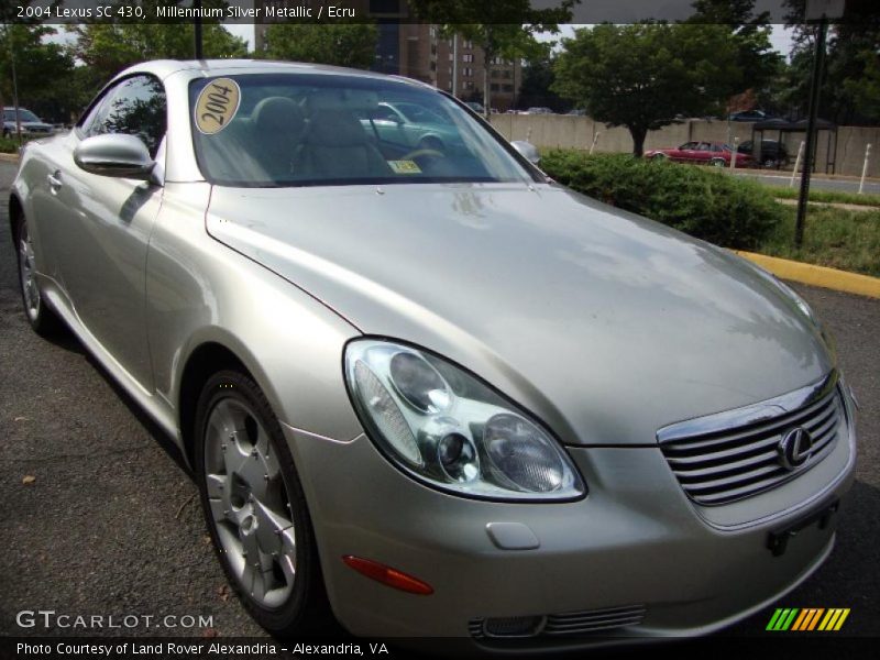 Millennium Silver Metallic / Ecru 2004 Lexus SC 430