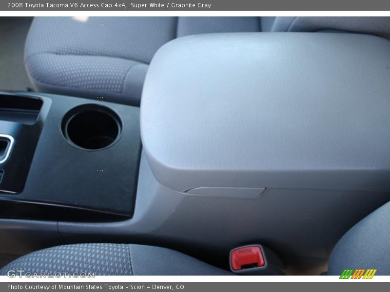 Super White / Graphite Gray 2008 Toyota Tacoma V6 Access Cab 4x4