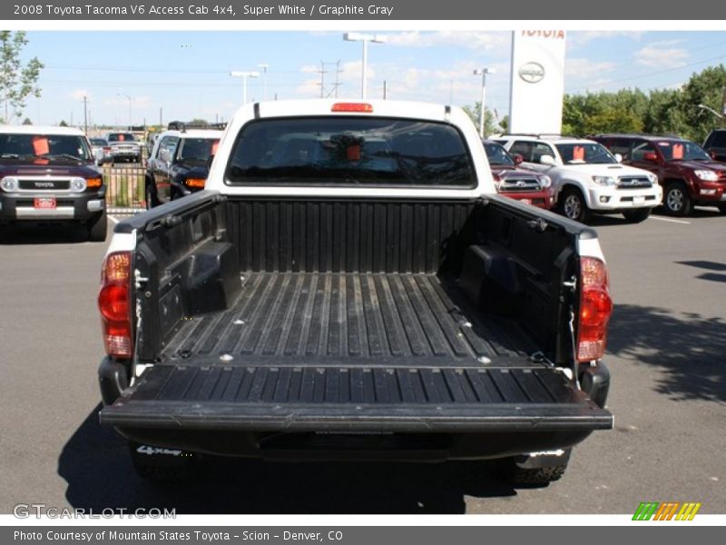 Super White / Graphite Gray 2008 Toyota Tacoma V6 Access Cab 4x4