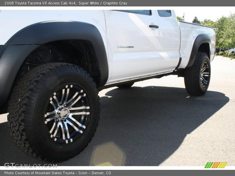 Super White / Graphite Gray 2008 Toyota Tacoma V6 Access Cab 4x4
