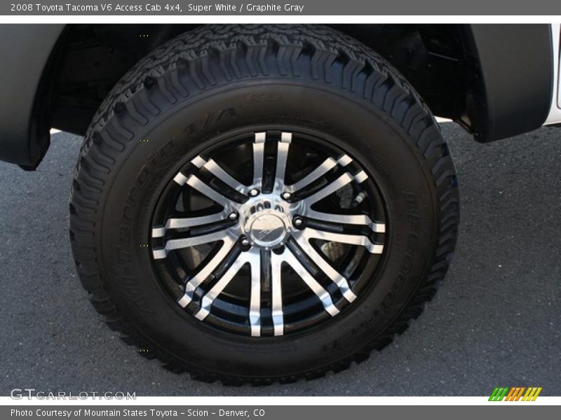 Super White / Graphite Gray 2008 Toyota Tacoma V6 Access Cab 4x4