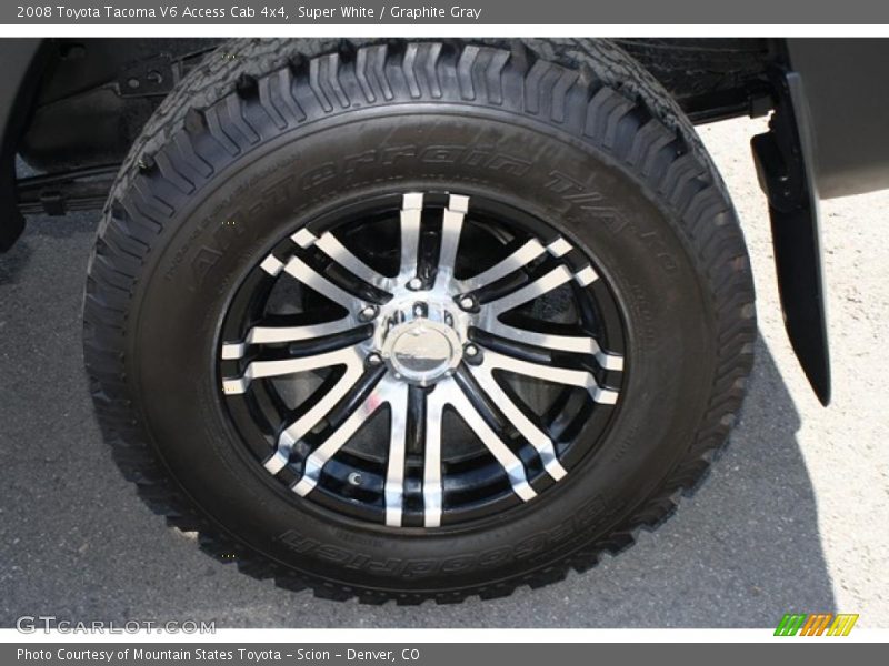 Super White / Graphite Gray 2008 Toyota Tacoma V6 Access Cab 4x4