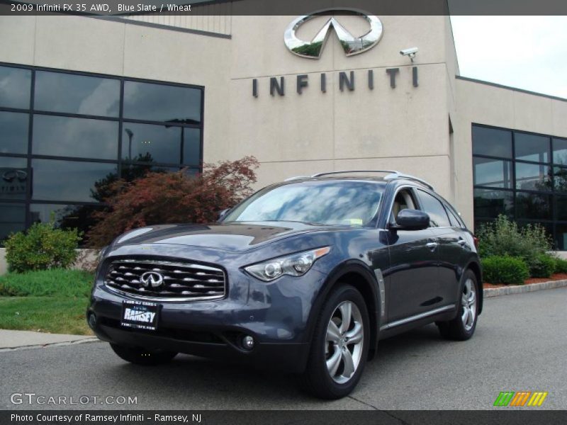 Blue Slate / Wheat 2009 Infiniti FX 35 AWD
