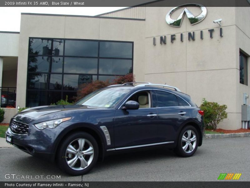 Blue Slate / Wheat 2009 Infiniti FX 35 AWD