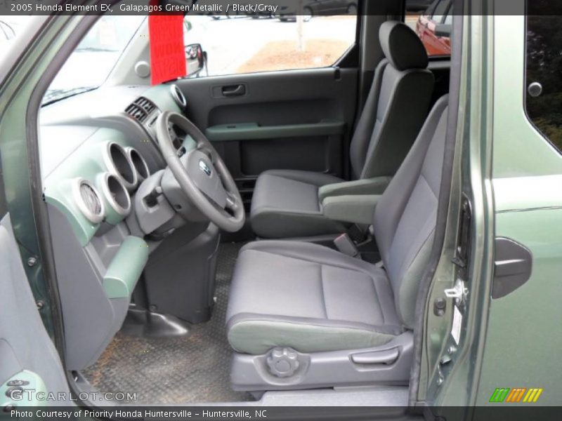 Galapagos Green Metallic / Black/Gray 2005 Honda Element EX