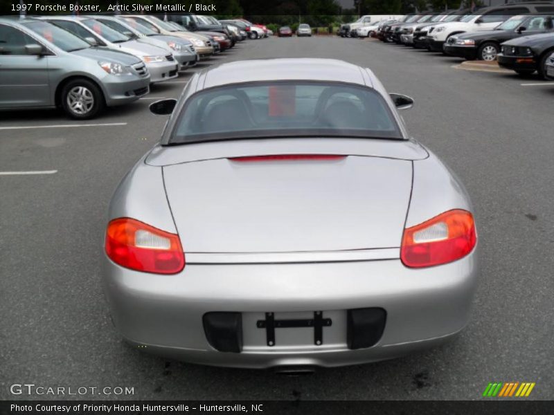 Arctic Silver Metallic / Black 1997 Porsche Boxster