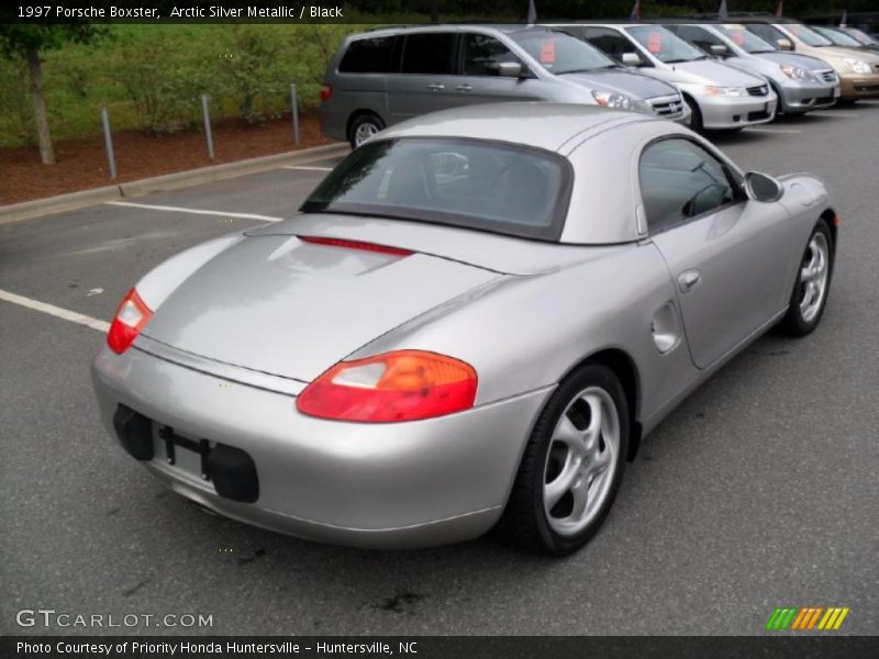Arctic Silver Metallic / Black 1997 Porsche Boxster