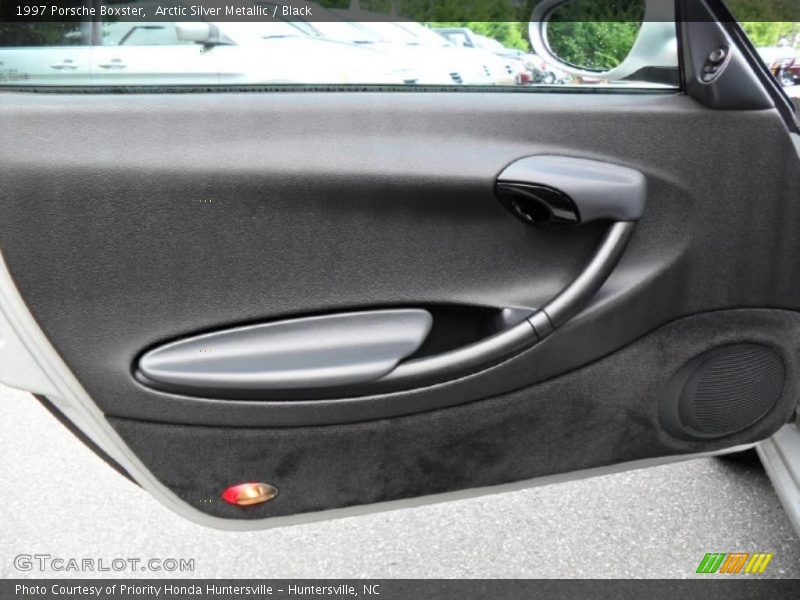 Arctic Silver Metallic / Black 1997 Porsche Boxster