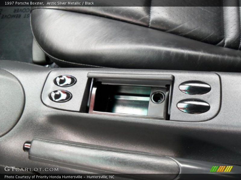 Arctic Silver Metallic / Black 1997 Porsche Boxster
