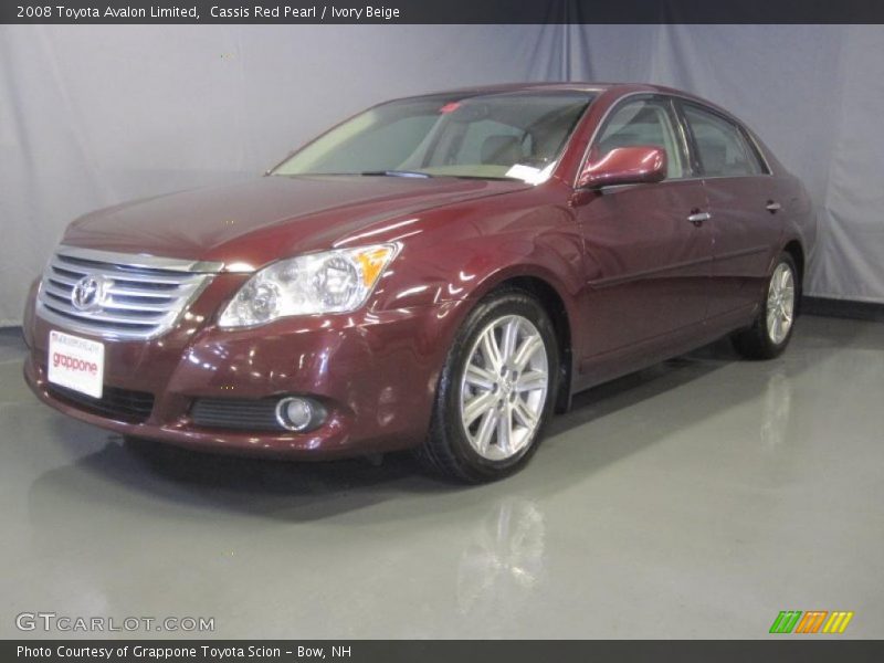 Cassis Red Pearl / Ivory Beige 2008 Toyota Avalon Limited