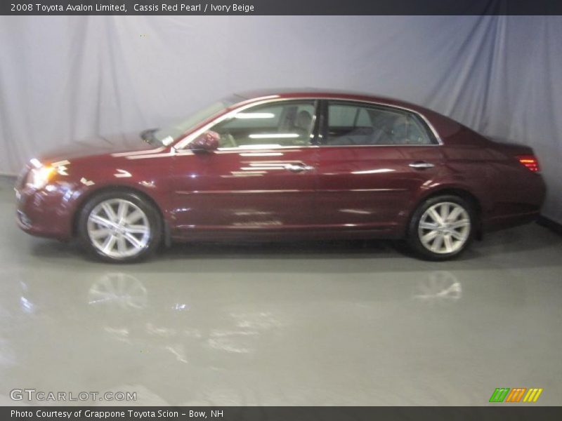 Cassis Red Pearl / Ivory Beige 2008 Toyota Avalon Limited