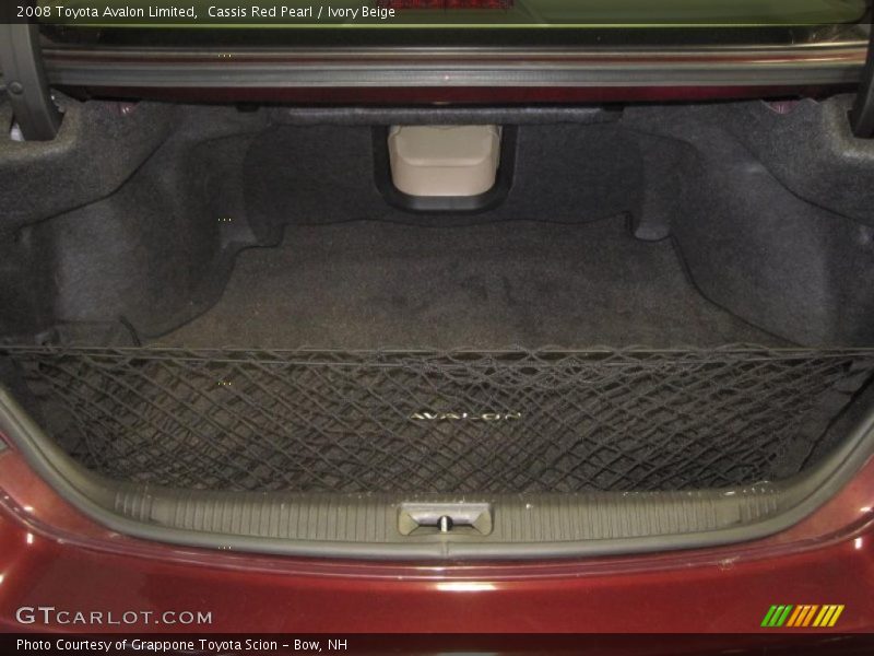 Cassis Red Pearl / Ivory Beige 2008 Toyota Avalon Limited