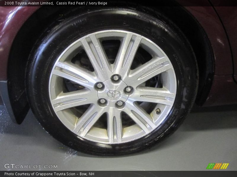 Cassis Red Pearl / Ivory Beige 2008 Toyota Avalon Limited