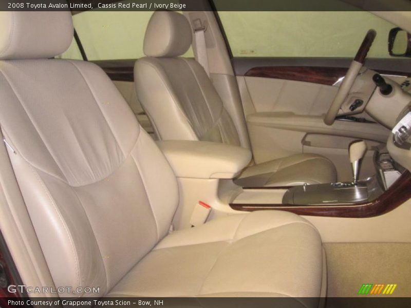 Cassis Red Pearl / Ivory Beige 2008 Toyota Avalon Limited