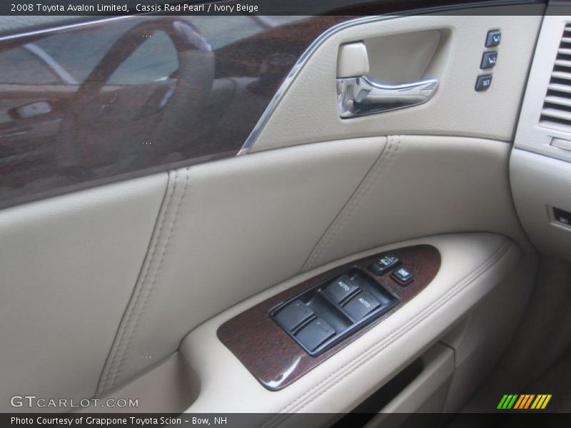 Cassis Red Pearl / Ivory Beige 2008 Toyota Avalon Limited