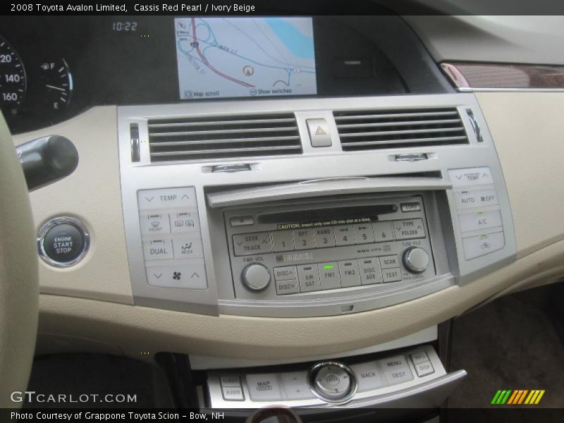 Cassis Red Pearl / Ivory Beige 2008 Toyota Avalon Limited