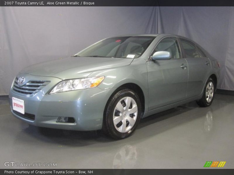 Aloe Green Metallic / Bisque 2007 Toyota Camry LE