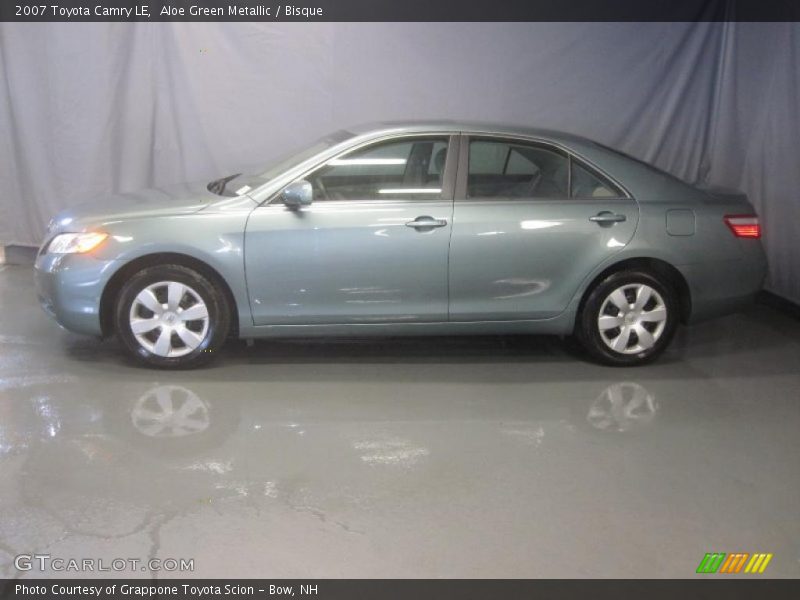 Aloe Green Metallic / Bisque 2007 Toyota Camry LE