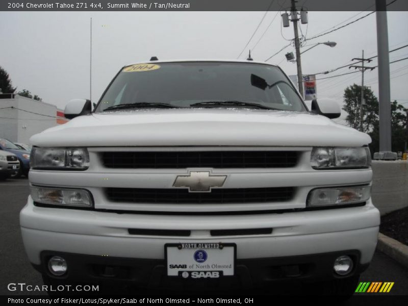 Summit White / Tan/Neutral 2004 Chevrolet Tahoe Z71 4x4