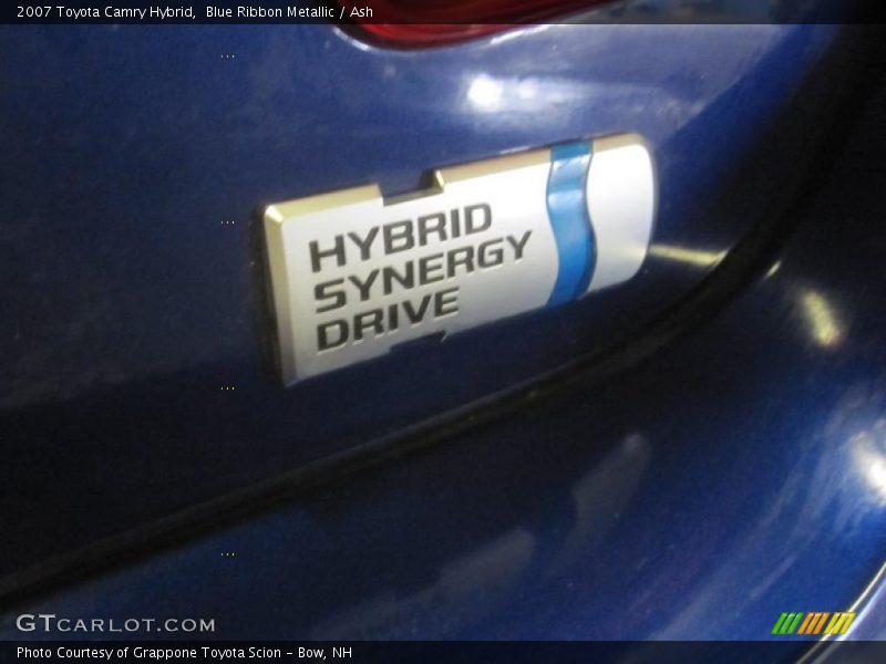 Blue Ribbon Metallic / Ash 2007 Toyota Camry Hybrid