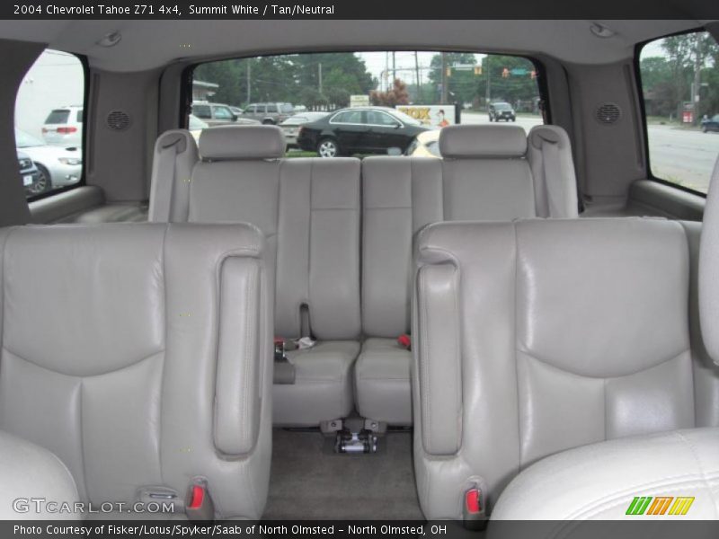 Summit White / Tan/Neutral 2004 Chevrolet Tahoe Z71 4x4