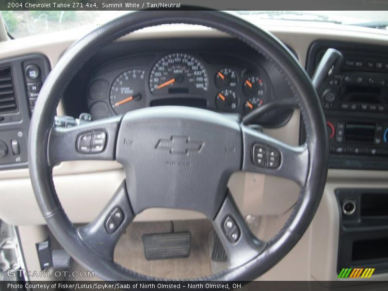 Summit White / Tan/Neutral 2004 Chevrolet Tahoe Z71 4x4