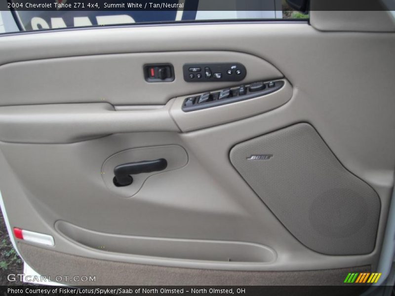 Summit White / Tan/Neutral 2004 Chevrolet Tahoe Z71 4x4