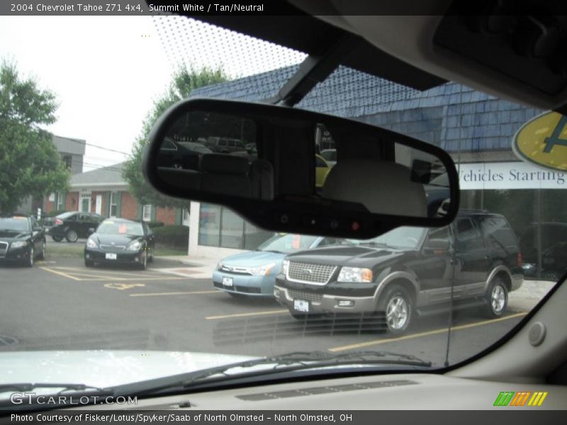Summit White / Tan/Neutral 2004 Chevrolet Tahoe Z71 4x4