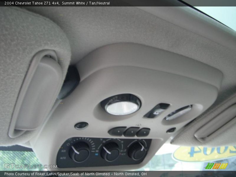 Summit White / Tan/Neutral 2004 Chevrolet Tahoe Z71 4x4