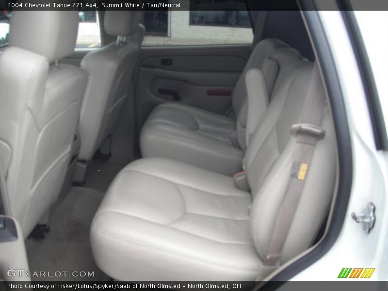 Summit White / Tan/Neutral 2004 Chevrolet Tahoe Z71 4x4