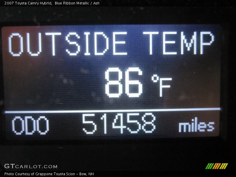 Blue Ribbon Metallic / Ash 2007 Toyota Camry Hybrid