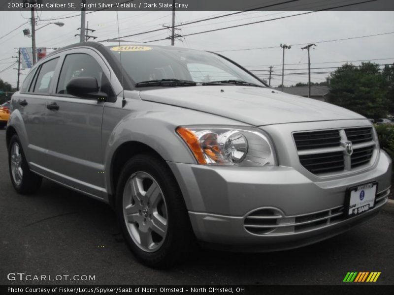 Bright Silver Metallic / Dark Slate Gray 2008 Dodge Caliber SE