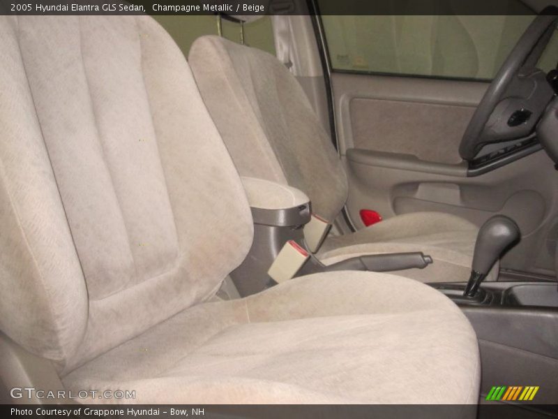 Champagne Metallic / Beige 2005 Hyundai Elantra GLS Sedan