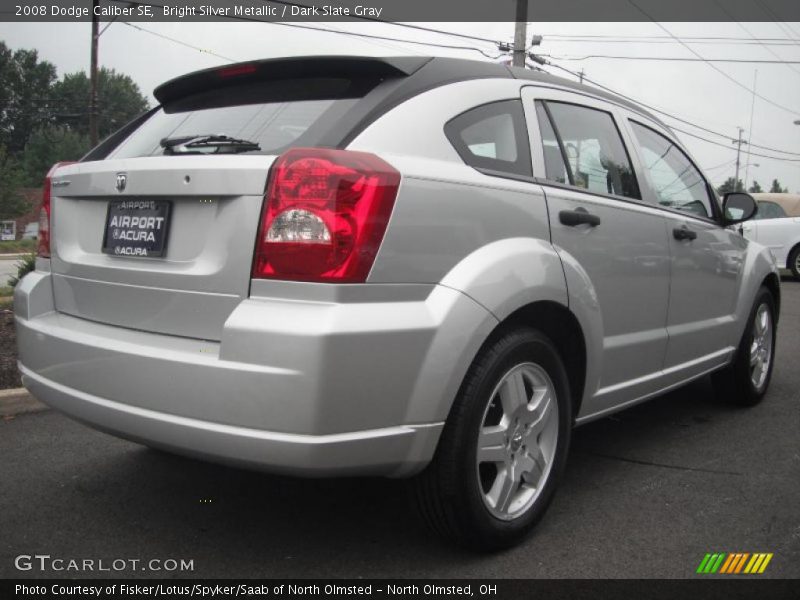 Bright Silver Metallic / Dark Slate Gray 2008 Dodge Caliber SE