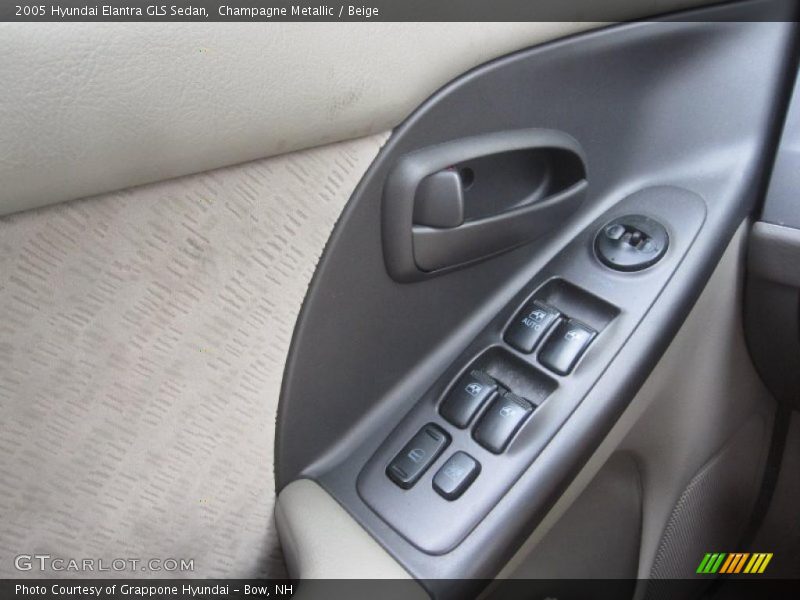 Champagne Metallic / Beige 2005 Hyundai Elantra GLS Sedan