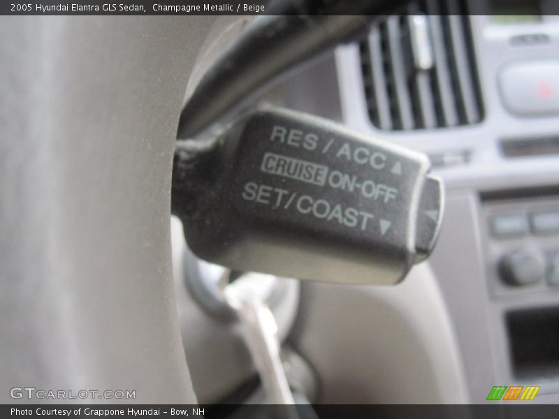 Champagne Metallic / Beige 2005 Hyundai Elantra GLS Sedan